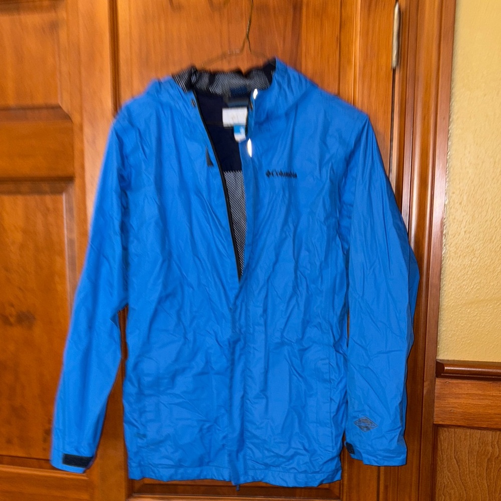 Columbia Vibrant Blue waterproof jacket